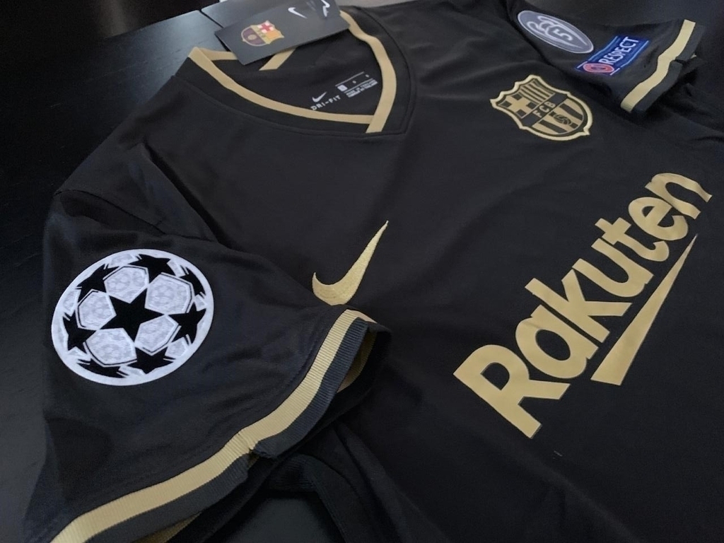 Camiseta Barcelona negra Messi 2021 - Janisal Deportes